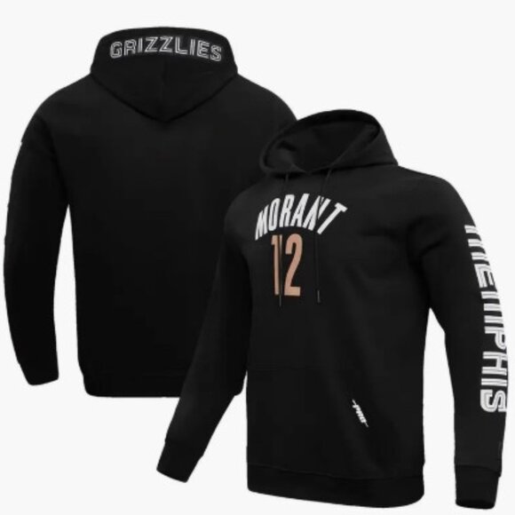 Pro Standard Ja Morant Memphis Grizzlies 2023/24 City Edition Hoodie NWT Medium - Picture 1 of 7